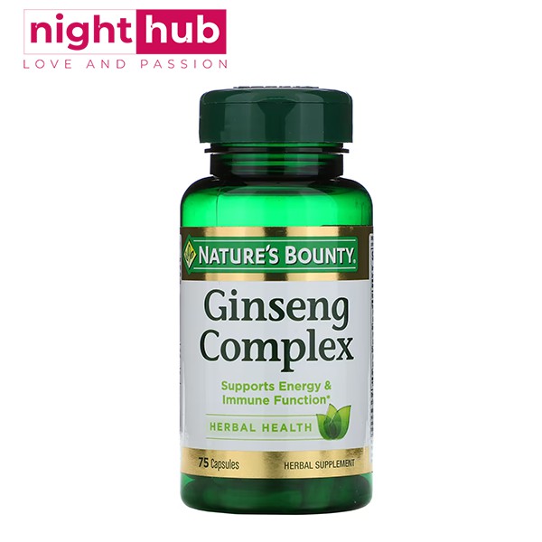 كبسولات جنسنج كومبلكس الامريكي Ginseng Complex 75 كبسولة