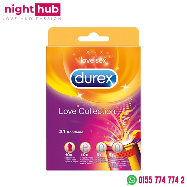 كوندوم بنكهات ديوركس 31 قطعة Durex Condoms Love Collection