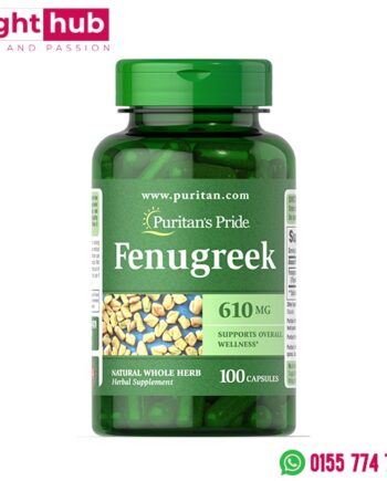 حبوب fenugreek للنساء لدعم الرضاعة 610 ملجم 100 كبسولة Puritan's Pride