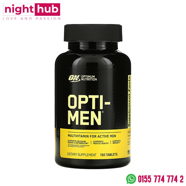 اوبتي مان فيتامين للرجال 150 كبسولة - Optimum Nutrition Opti-Men