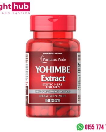 كبسولات يوهمبي مكمل غذائي للرجال 50 كبسولة - Puritans Pride Yohimbe extract