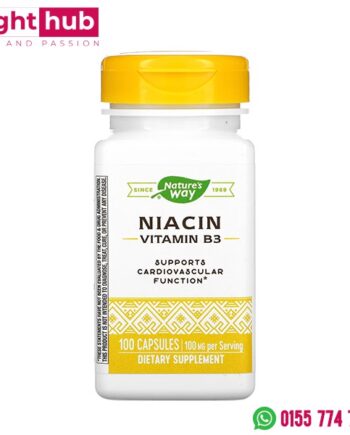 فيتامين ب 3 اقراص 100 كبسولة - Nature's Way Niacin 100 mg