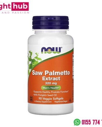 كبسولات البلميط المنشاري مكمل غذائي للرجال 90 كبسولة - Now Foods saw palmetto Extract