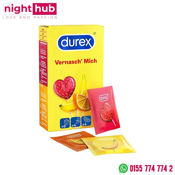 كوندوم للرجال ديوركس Durex Vernasch Me Condoms 14 قطعة