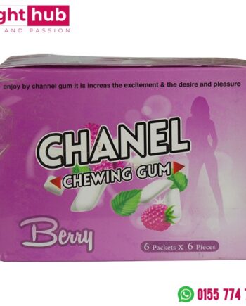 لبان شانيل اللبان الجنسي للسيدات بطعم التوت 36 قطعة chanel chewing gum Mulberry