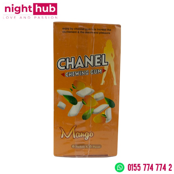 لبان للسيدات لبان شانيل chanel chewing gum (mango) 36 قطعة