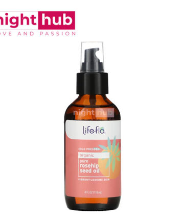 زيت ثمر الورد لايف فلو زيت مساج للمتزوجين Life flo Organic Pure Rosehip Seed Oil 118 مل