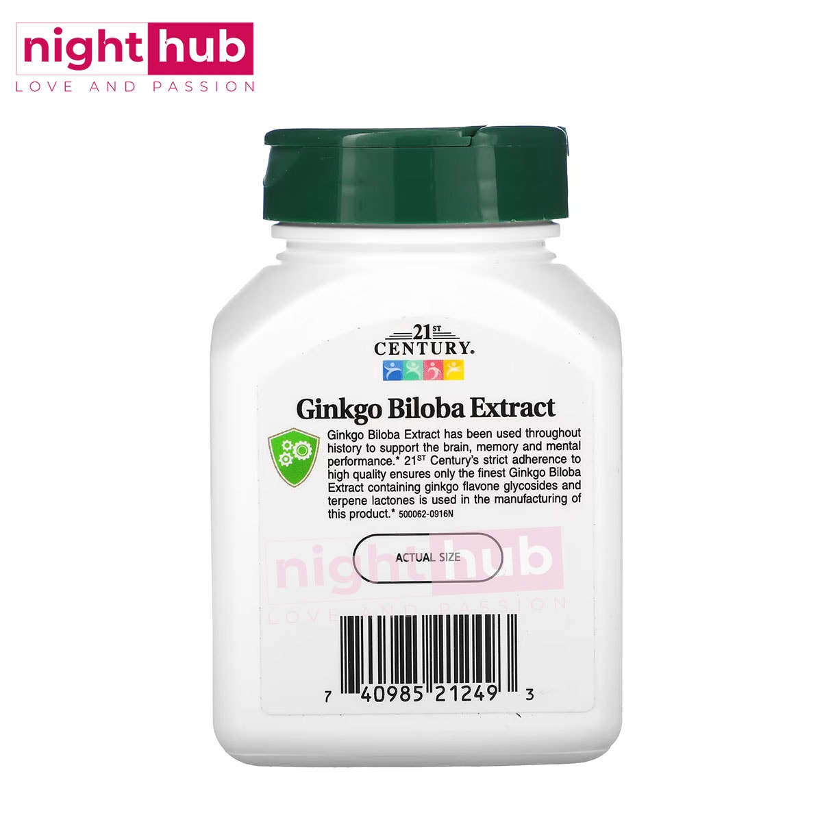 اقراص الجنكو بيلوبا لدعم الاداء العقلي والجنسي ginkgo biloba extract 21st Century‏ 60 قرص