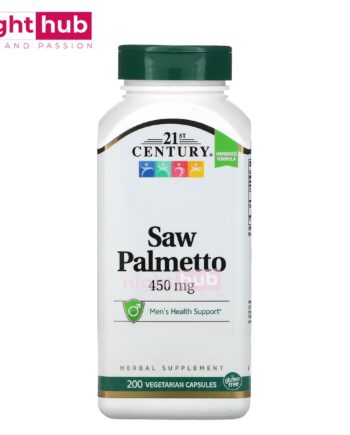 برشام ساو بالميتو لدعم صحة الرجال 21st Century saw palmetto 450 ملجم 200 كبسولة