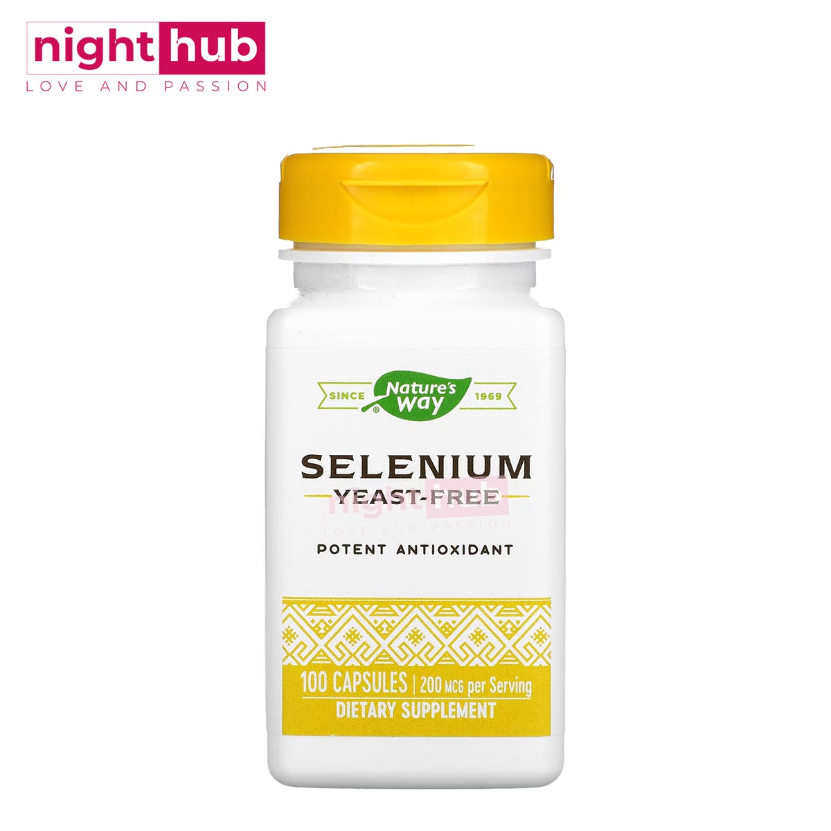 حبوب سيلينيوم لتحسين الصحة العامة Nature’s Way selenium 200 مكجم