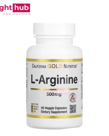 مكمل الارجنين للرجال والنساء 500 ملجم California Gold Nutrition L-Arginine 60 كبسولة