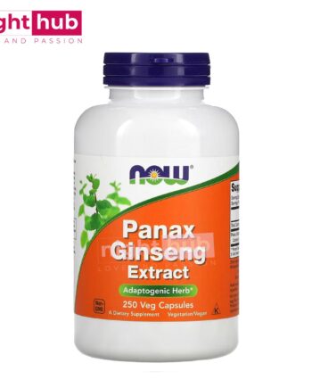 بانكس جنسنج لدعم صحة الرجال والنساء Panax Ginseng Extract NOW Foods 250 كبسولة