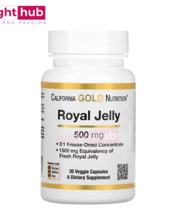 برشام رويال جيلي 500 ملجم لتحسين الصحة الجنسية California Gold Nutrition royal jelly 30 كبسولة