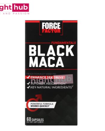 حبوب الماكا السوداء لتحسين الصحة الجنسية Force Factor, Black Maca 60 كبسولة