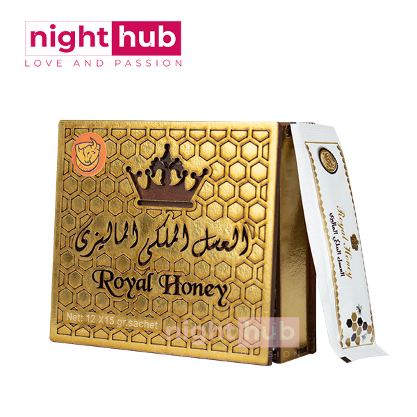 عسل رويال الملكي الماليزي الاصلي لتحسين صحة الرجال Royal Honey 12 كيس