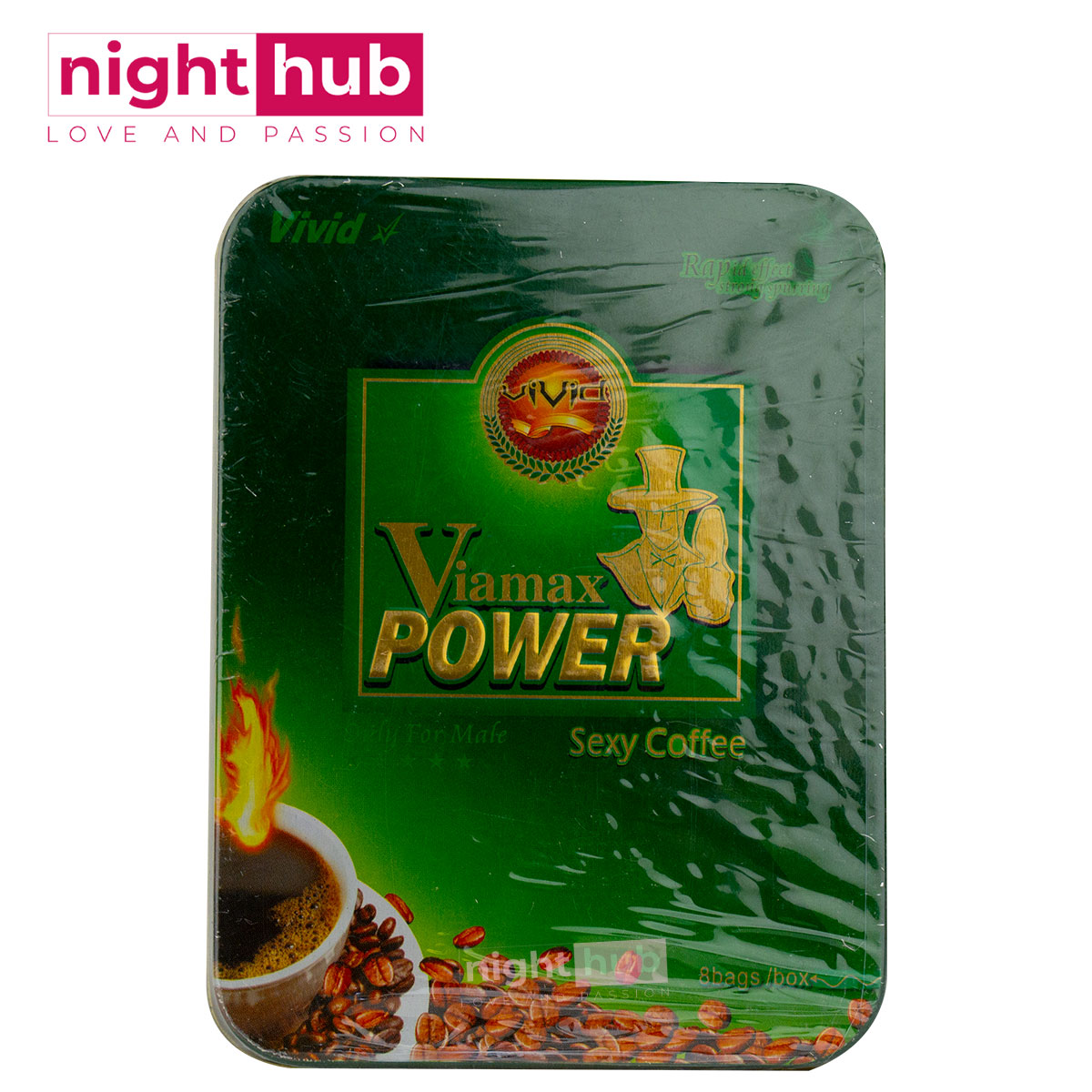 فياماكس باور قهوة للرجال viamax power men sexy coffee 8 اكياس