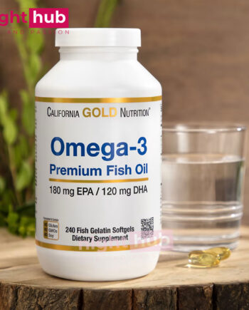 كبسولات اوميجا 3 لتحسين صحة الجسم للرجال والنساء Omega 3 Premium Fish Oil California Gold Nutrition 240 كبسولة