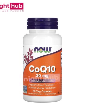 انزيم كو كيو ١٠ مكمل غذائي لتحسين صحة القلب 30 ملجم NOW Foods CoQ10 60 كبسولة