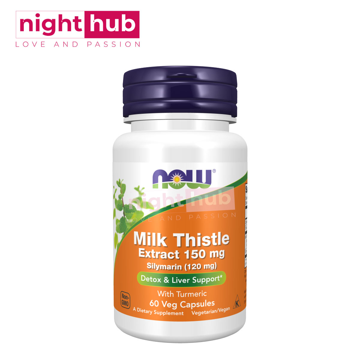 اقراص حليب الشوك 150 ملجم لتنظيف الكبد من السموم NOW Foods Milk Thistle Extract with Turmeric 60 كبسولة 2 اقراص حليب الشوك 150 ملجم لتنظيف الكبد من السموم NOW Foods, Milk Thistle Extract with Turmeric 60 كبسولة