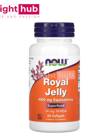 اقراص رويال جيلي 1000 لتحسين الصحة الجنسية NOW Foods, Royal Jelly 60 قرص