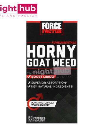 اقراص عشبة الماعز لتحسين الصحة الجنسية Force Factor Horny Goat Weed 60 كبسولة