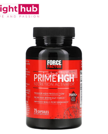 حبوب هرمون النمو Prime HGH Secretion Activator لتحفيز إنتاج هرمون النمو البشري فورس فاكتور 75 كبسولة