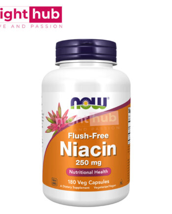 niacin دواء النياسين فلاش 250 ملجم Now Foods 180 كبسولة