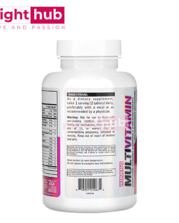 فيتامينات للمرأة إيفلوشن نوتريشن لتحسين الصحة العامة EVLution Nutrition Women’s Multivitamin 120 قرص