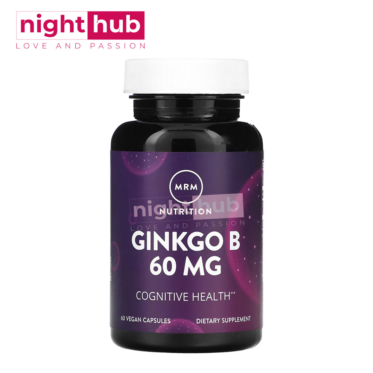 أفضل نوع جنكو بيلوبا ب للتخلص من الارهاق الذهني MRM Nutrition, Ginkgo B 60 ملجم 60 كبسولة
