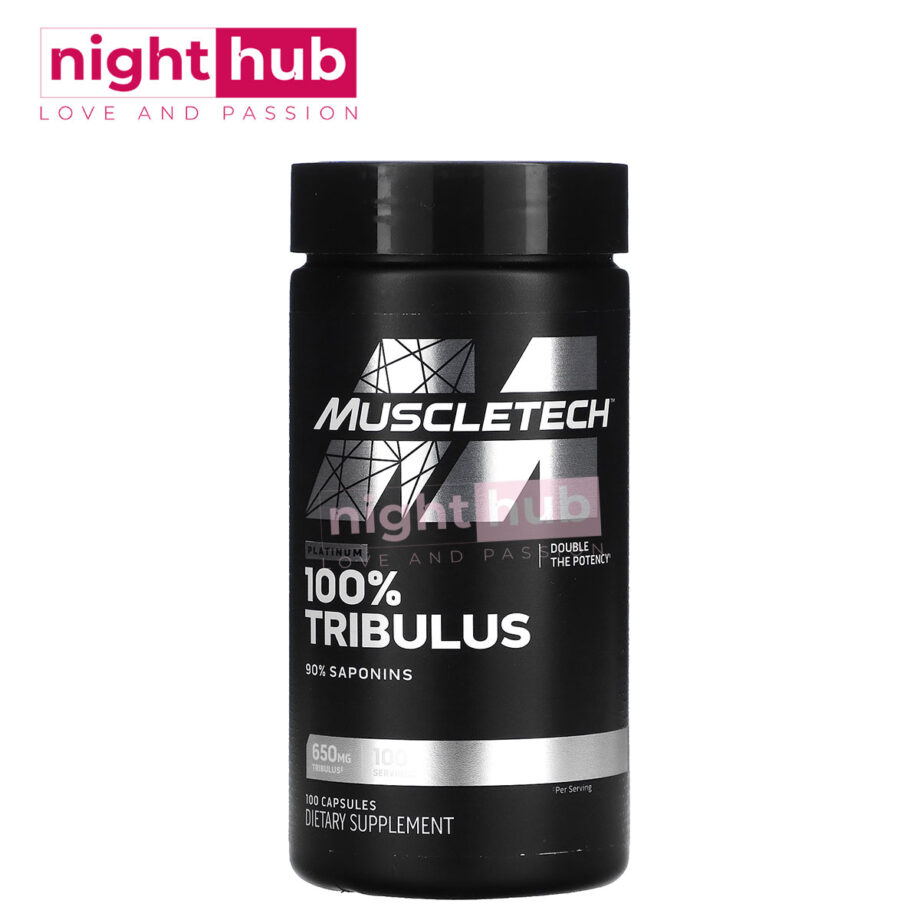 مكمل تريبولوس 650 ملجم لتحسين مستوى التستوستيرون MuscleTech, Platinum Tribulus 650 ملجم 100 كبسولة