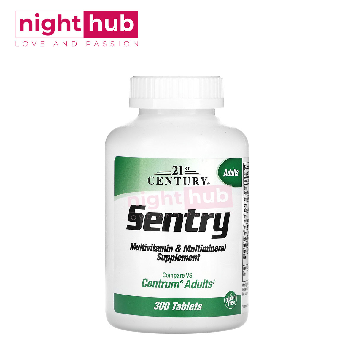 دواء سينتري الأمريكي sentry لدعم الصحة العامة 21st Century 300 قرص