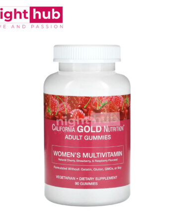 فيتامين للسيدات بالكرز والفراولة وتوت العليق California Gold Nutrition, Women’s Multivitamin Gummies 90 قرص للمضغ