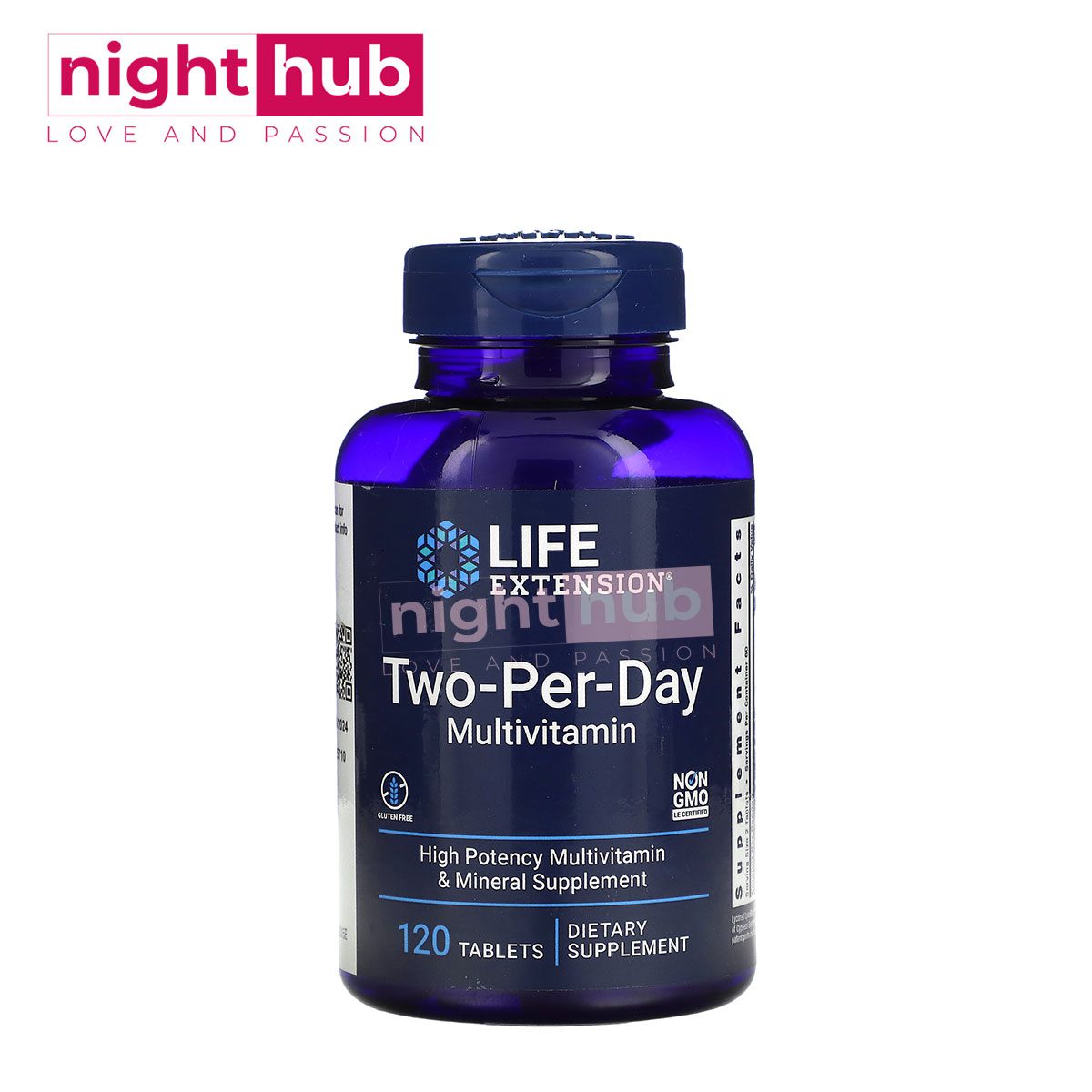 أقراص فيتامينات متعددة مرتين يوميًا لايف إكستانشن Life Extension, Two-Per-Day Multivitamin 120 قرص