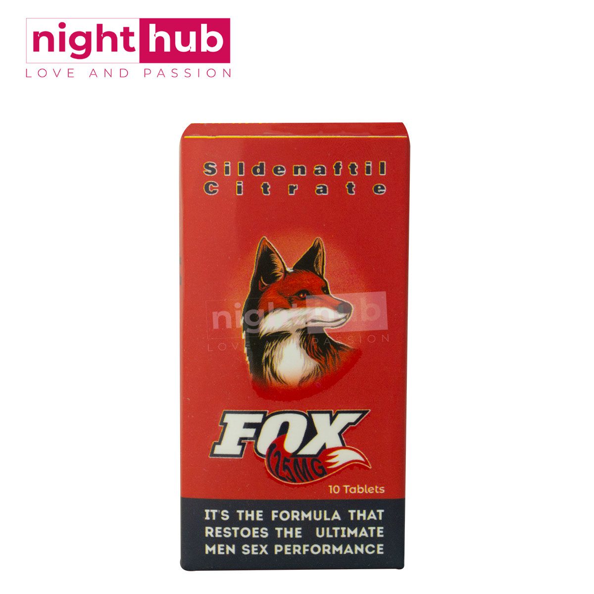 اقراص فوكس ١٢٥ يونايتد fox 125mg برطمان 10 قرص