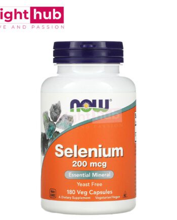 سيلينيوم أقراص لدعم صحة الجسم NOW Foods, Selenium 200 ميكروجرام 180 كبسولة