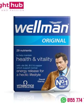 حبوب ويلمان اورجينال للرجال لدعم الصحة العامة Vitabiotics Wellman original 30 Tablets