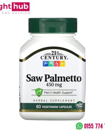 حبوب البلميط المنشاري لدعم صحة الرجال 60 كبسولة 21st Century Saw palmetto