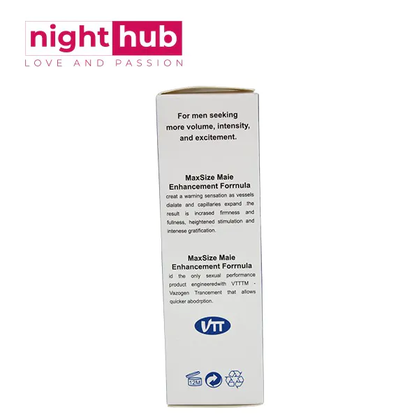 ماكس سايز الأمريكي كريم لتكبير القضيب للرجال max size cream for men