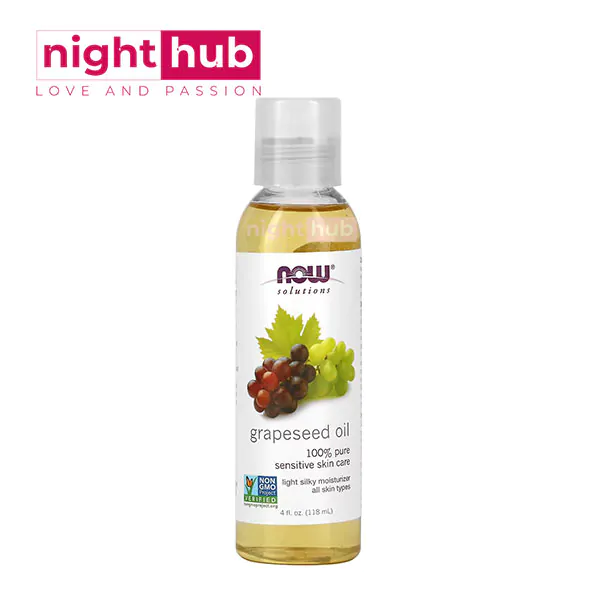 زيت بذور العنب زيت مساج للمتزوجين Now foods grapeseed oil 118 مل