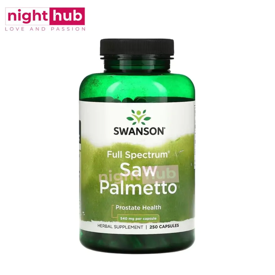اقراص البلميط المنشاري لتحسين صحة البروستاتا Swanson Saw Palmetto 540 ملجم 250 كبسولة