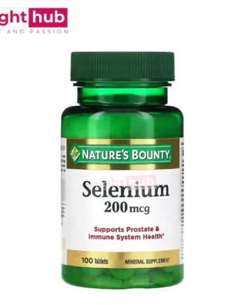 سيلينيوم اقراص لتحسين الصحة العامة Nature’s Bounty, Selenium 200 مكجم 100 قرص