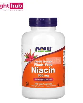 حبوب النياسين فلاش 500 Now Foods Niacin mg free flush 180 كبسولة