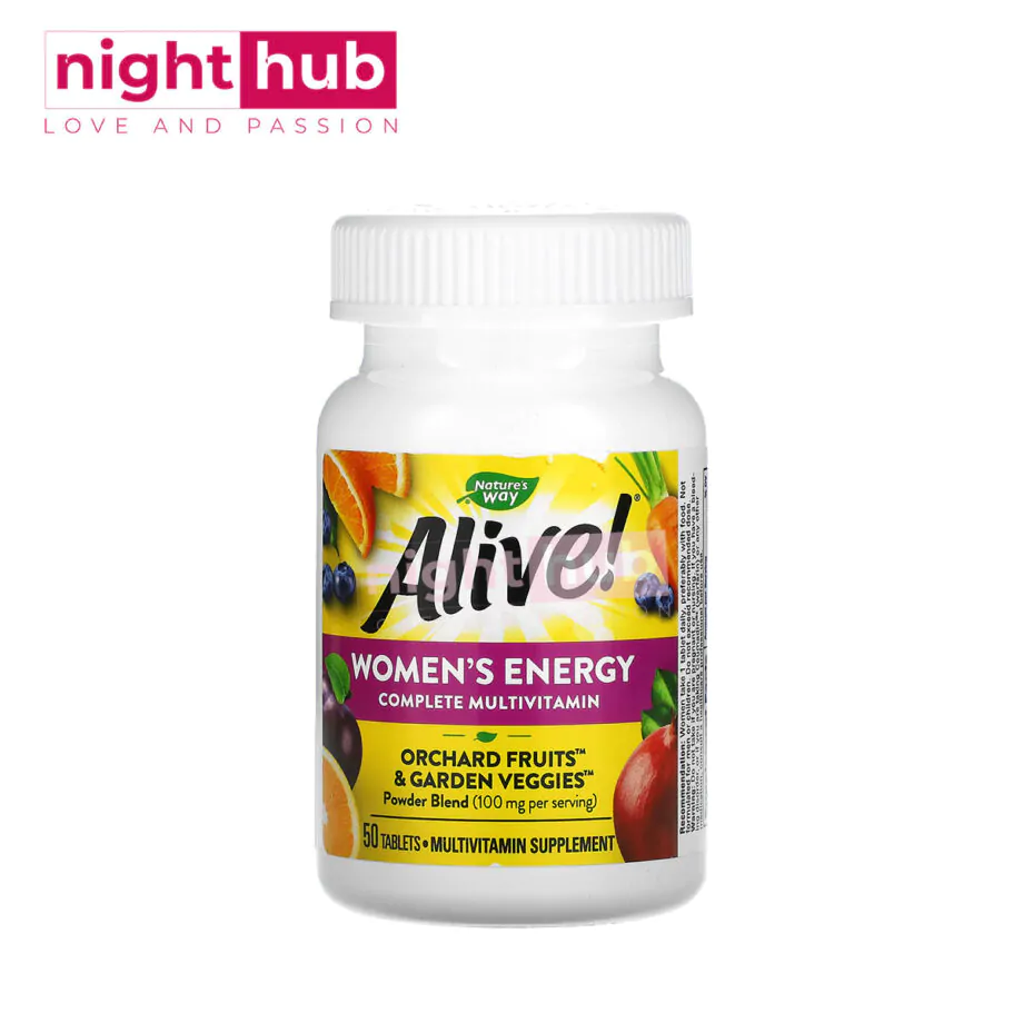 ملتي فيتامين Alive للنساء لتقوية المناعة Nature's Way, Alive! Women's Energy Complete Multivitamin 50 قرص
