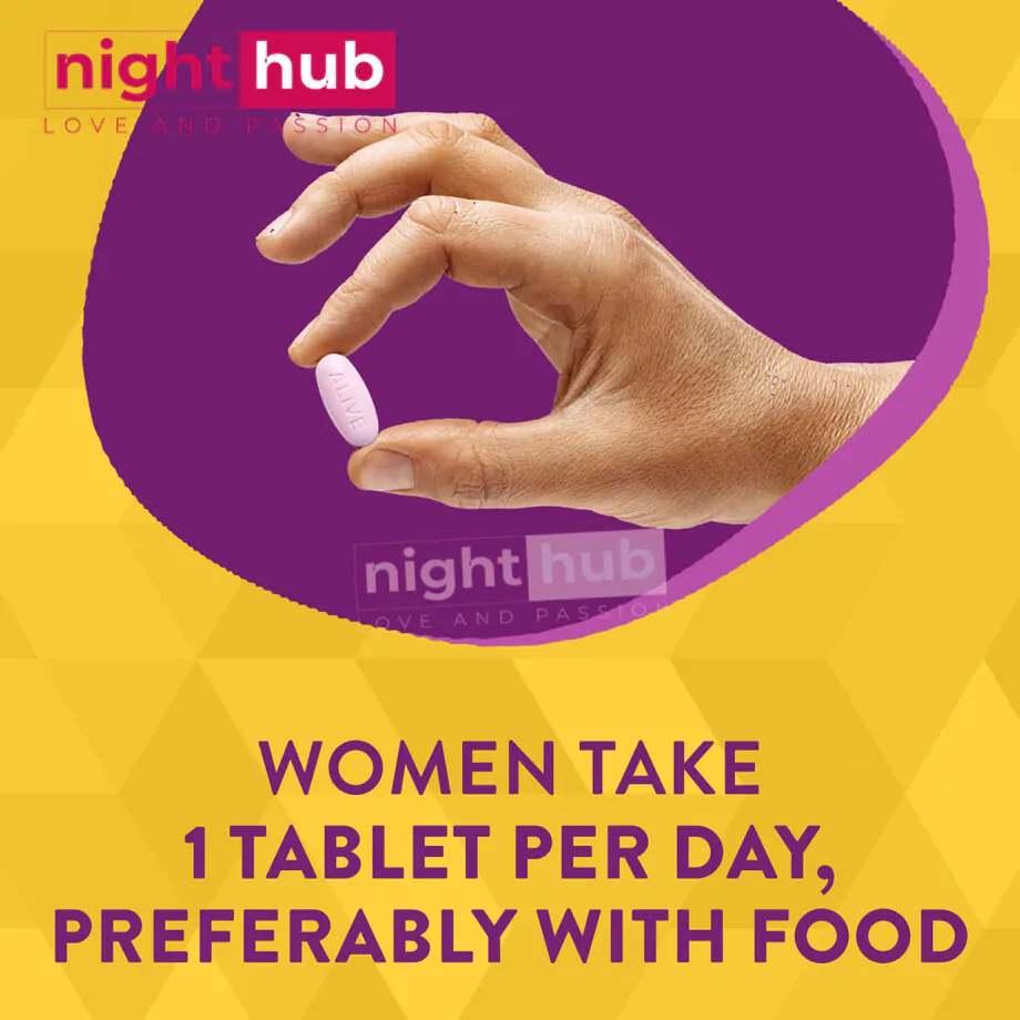 ملتي فيتامين Alive للنساء لتقوية المناعة Nature's Way, Alive! Women's Energy Complete Multivitamin 50 قرص
